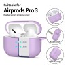 TECH-PROTECT Силиконов калъф с карабинер за Apple AirPods Pro 3, лавандула - 5906302333103