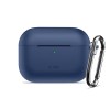 TECH-PROTECT Силиконов калъф с кука за Apple AirPods Pro 3 (тъмносин) - 5906302333110