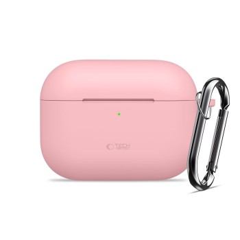 TECH-PROTECT силиконов калъф с карабинер Apple AirPods Pro 3 Dusty Pink TECH-PROTECT силиконов калъф с карабинер Apple AirPods Pro 3 Dusty Pink
