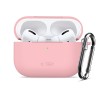 TECH-PROTECT силиконов калъф с карабинер Apple AirPods Pro 3 Dusty Pink - TECH-PROTECT силиконов калъф с карабинер Apple AirPods Pro 3 Dusty Pink - 5906302333127