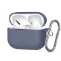 Tech-Protect Silicone Hook калъф с карабинер за Apple AirPods Pro 3 Baby Blue