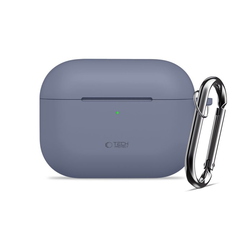 Tech-Protect Silicone Hook калъф с карабинер за Apple AirPods Pro 3 Baby Blue - 5906302333134