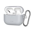 TECH-PROTECT силиконов калъф с кука за Apple AirPods Pro 3 Crayon Grey - TECH-PROTECT силиконов калъф с кука за Apple AirPods Pro 3 Crayon Grey - 5906302333141