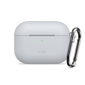 TECH-PROTECT силиконов калъф с кука за Apple AirPods Pro 3 Crayon Grey TECH-PROTECT силиконов калъф с кука за Apple AirPods Pro 3 Crayon Grey