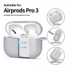 TECH-PROTECT силиконов калъф с кука за Apple AirPods Pro 3 Crayon Grey - TECH-PROTECT силиконов калъф с кука за Apple AirPods Pro 3 Crayon Grey - 5906302333141