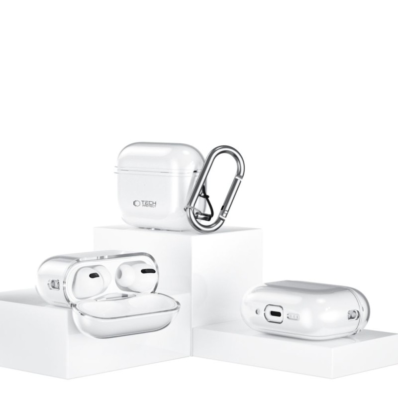 TECH-PROTECT FLEXAIR калъф за APPLE AIRPODS PRO 3 CLEAR - 5906302333165