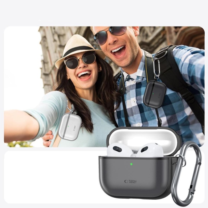 Tech-Protect Magmat калъф за Apple AirPods Pro 3 (матово черен) - 5906302333196