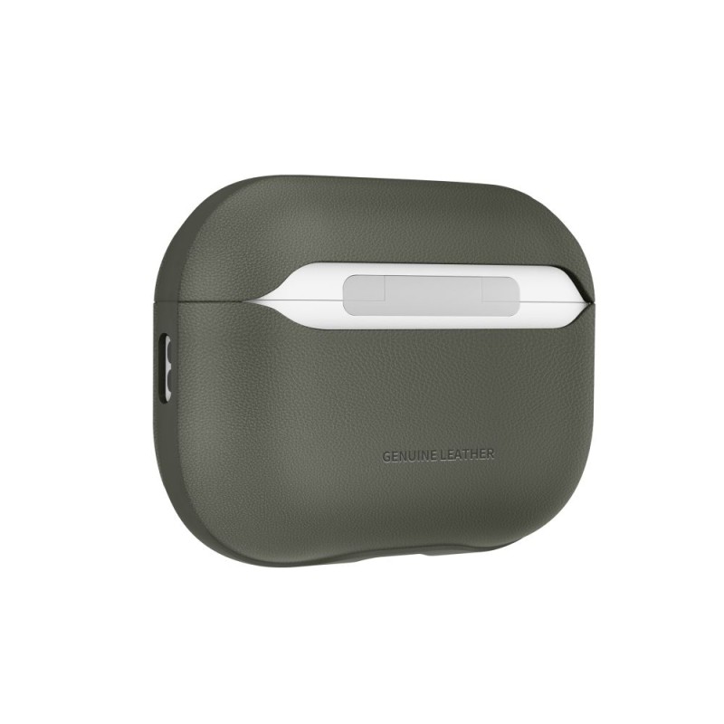 Tech-Protect NaturalFit за Apple AirPods Pro 3, маслинено зелено - Tech-Protect NaturalFit за Apple AirPods Pro 3, маслинено зелено - 5906302333233