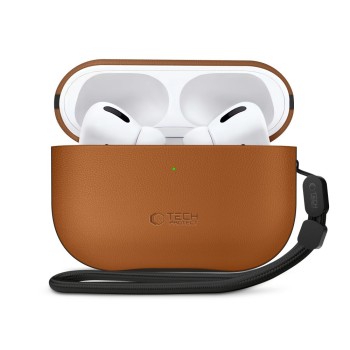 TECH-PROTECT NaturalFit Калъф за Apple AirPods Pro 3 Кафяв TECH-PROTECT NaturalFit Калъф за Apple AirPods Pro 3 Кафяв