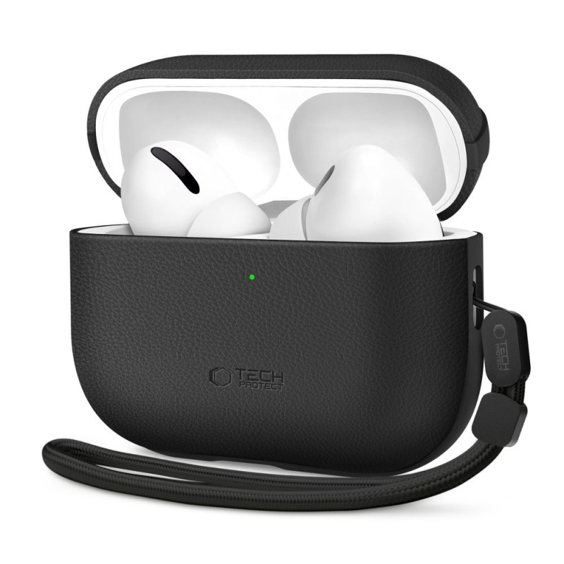 TECH-PROTECT NATURALFIT КАЛЪФ ЗА APPLE AIRPODS PRO 3 BLACK - TECH-PROTECT NATURALFIT КАЛЪФ ЗА APPLE AIRPODS PRO 3 BLACK - 5906302333257