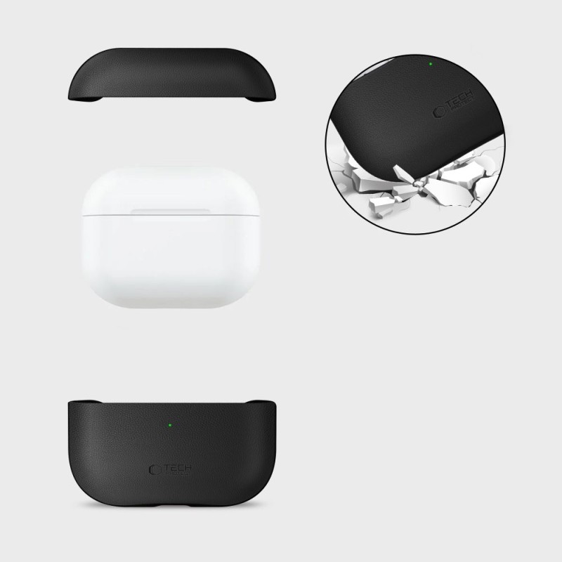 TECH-PROTECT NATURALFIT КАЛЪФ ЗА APPLE AIRPODS PRO 3 BLACK - TECH-PROTECT NATURALFIT КАЛЪФ ЗА APPLE AIRPODS PRO 3 BLACK - 5906302333257