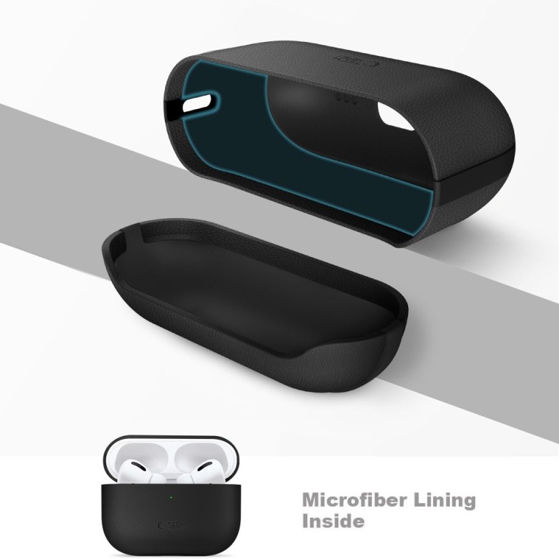 TECH-PROTECT NATURALFIT КАЛЪФ ЗА APPLE AIRPODS PRO 3 BLACK - TECH-PROTECT NATURALFIT КАЛЪФ ЗА APPLE AIRPODS PRO 3 BLACK - 5906302333257