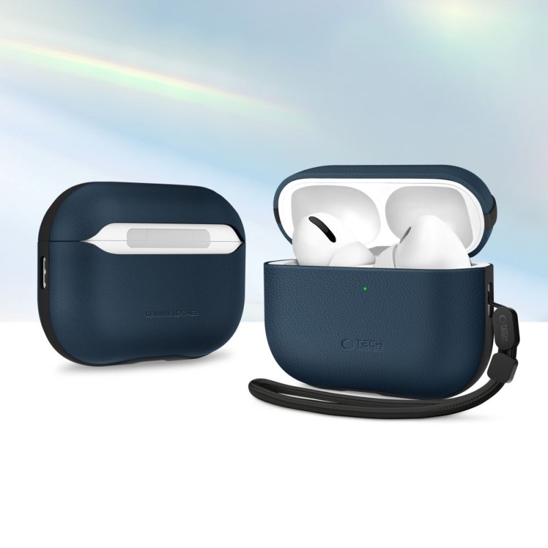 TECH-PROTECT NATURALFIT КАЛЪФ ЗА APPLE AIRPODS PRO 3 ТЪМНО СИН - TECH-PROTECT NATURALFIT КАЛЪФ ЗА APPLE AIRPODS PRO 3 ТЪМНО СИН - 5906302333264