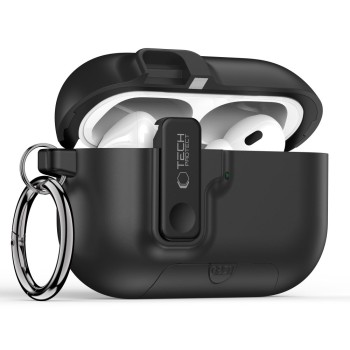 TECH-PROTECT SLIM HOOK калъф за Apple AirPods Pro 3 черен TECH-PROTECT SLIM HOOK калъф за Apple AirPods Pro 3 черен