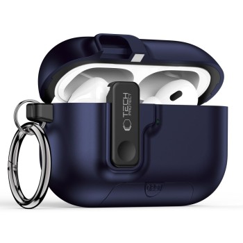 TECH-PROTECT SLIM HOOK калъф за APPLE AIRPODS PRO 3 тъмносин TECH-PROTECT SLIM HOOK калъф за APPLE AIRPODS PRO 3 тъмносин