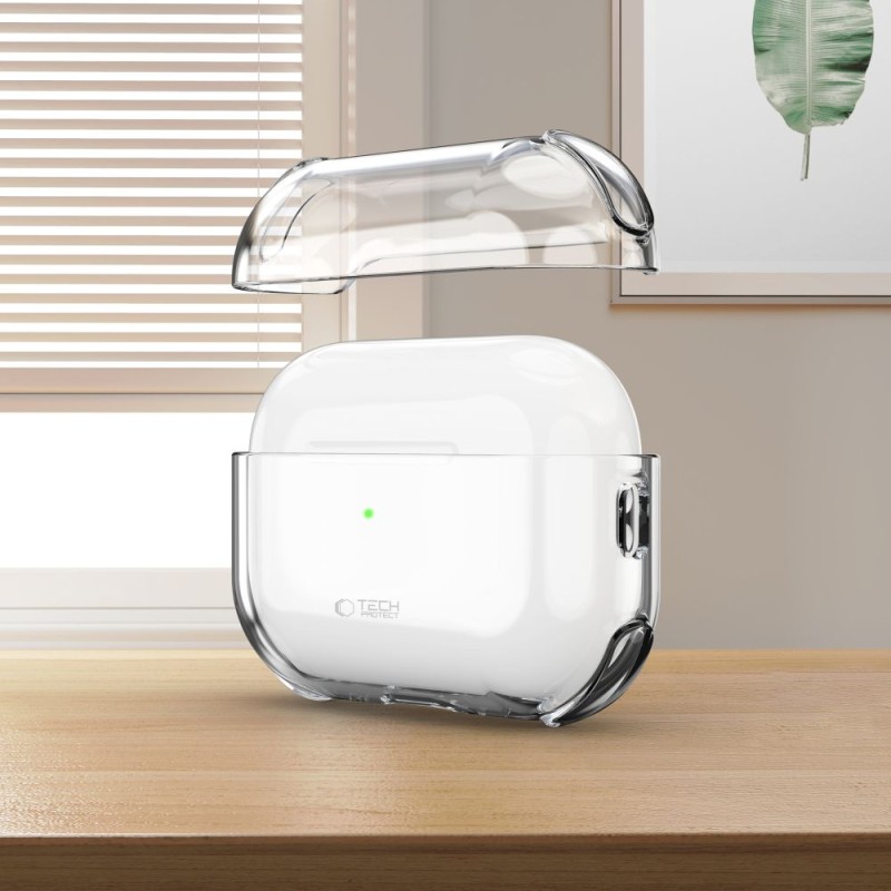 TECH-PROTECT BOUNCE калъф за Apple AirPods Pro 3 CLEAR (прозрачен) - TECH-PROTECT BOUNCE калъф за Apple AirPods Pro 3 CLEAR (прозрачен) - 5906302333301
