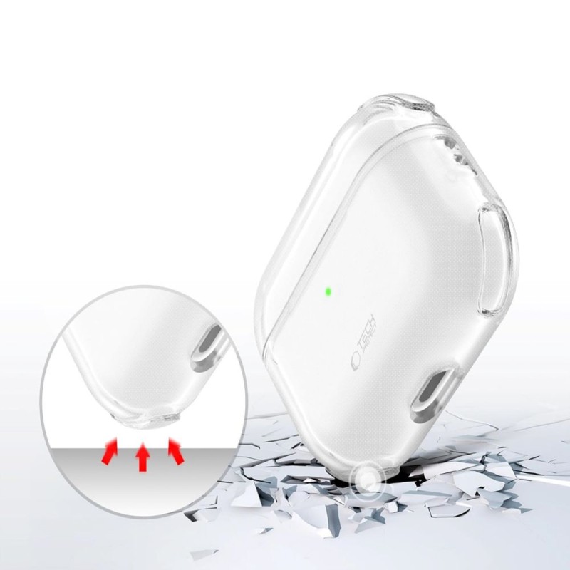 TECH-PROTECT BOUNCE калъф за Apple AirPods Pro 3 CLEAR (прозрачен) - TECH-PROTECT BOUNCE калъф за Apple AirPods Pro 3 CLEAR (прозрачен) - 5906302333301