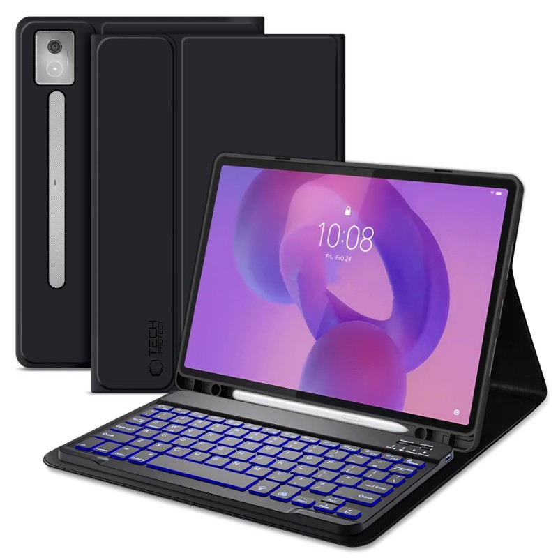 TECH-PROTECT SC Pen + клавиатура за Lenovo IdeaTab Pro / Pro MT 12.7 TB-373 (черна) - TECH-PROTECT SC Pen + клавиатура за Lenovo IdeaTab Pro / Pro MT 12.7 TB-373 (черна) - 5906302333400