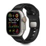 TECH-PROTECT ICONBAND LINE Каишка за Apple Watch 8/9/10/11/SE/ULTRA (44/45/46/49 мм) Черно/Черно