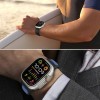 TECH-PROTECT ICONBAND LINE Каишка за Apple Watch 8/9/10/11/SE/ULTRA (44/45/46/49 мм) Черно/Черно - 5906302333455