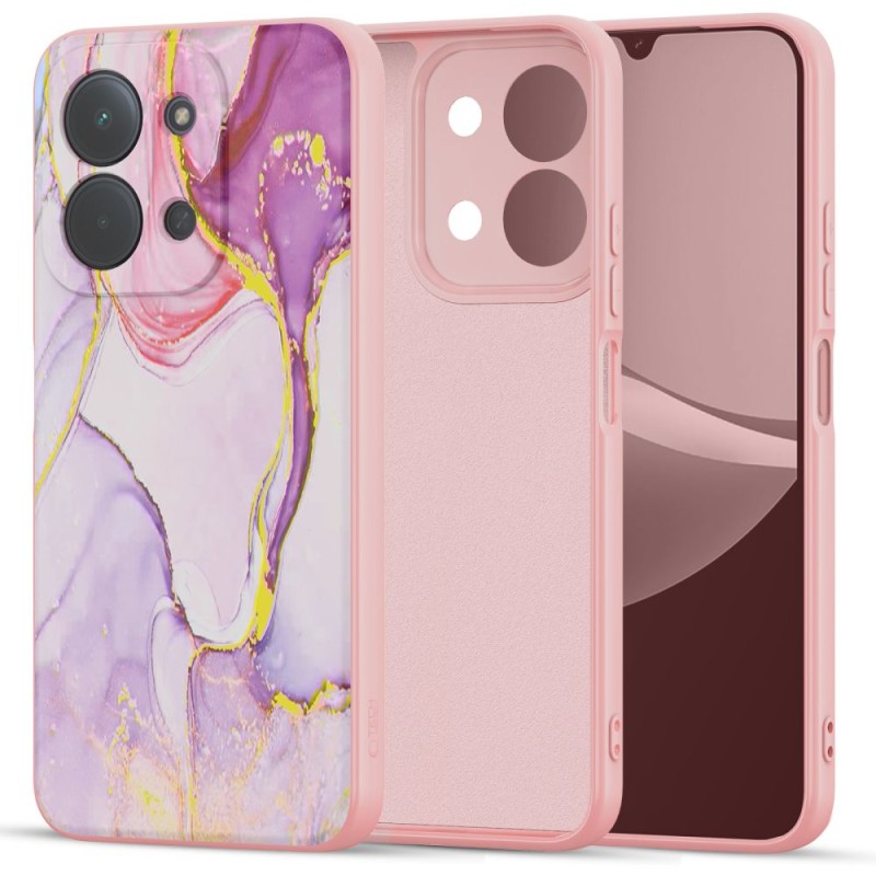 TECH-PROTECT ICON силиконов кейс за Xiaomi Redmi 15C 5G / POCO C85 5G MARBLE (SKU: 5906302333509) - 5906302333509