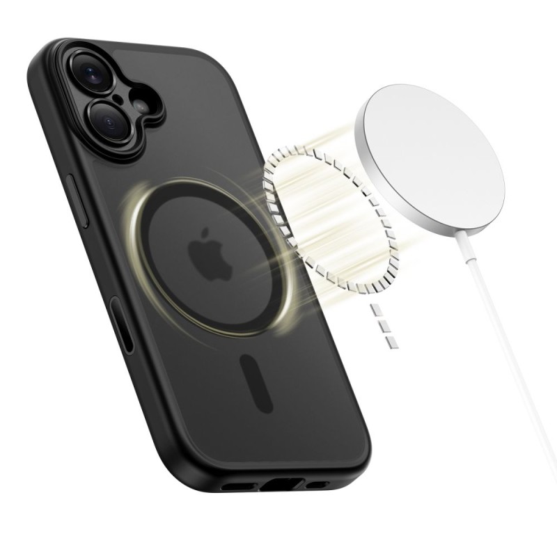 TECH-PROTECT MAGPEAK MAGSAFE CC за iPhone 17 матово черно - TECH-PROTECT MAGPEAK MAGSAFE CC за iPhone 17 матово черно - 5906302333547
