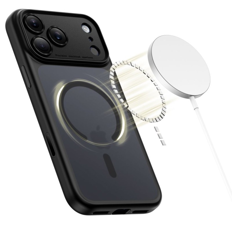 Tech-Protect Magpeak MagSafe CC калъф за iPhone 17 Pro (матово черен) - Tech-Protect Magpeak MagSafe CC калъф за iPhone 17 Pro (матово черен) - 5906302333554