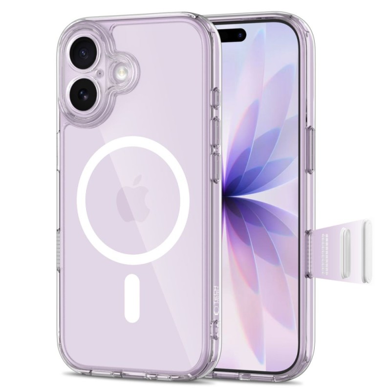 TECH-PROTECT MAGPEAK MAGSAFE CC за iPhone 17 CLEAR (прозрачен калъф) - TECH-PROTECT MAGPEAK MAGSAFE CC за iPhone 17 CLEAR (прозрачен калъф) - 5906302333578