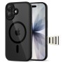 TECH-PROTECT MAGPEAK MAGSAFE CC за iPhone 17 Black/Clear