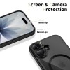 TECH-PROTECT MAGPEAK MAGSAFE CC за iPhone 17 Black/Clear - TECH-PROTECT MAGPEAK MAGSAFE CC за iPhone 17 Black/Clear - 5906302333608