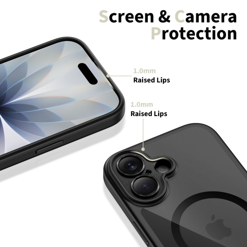 TECH-PROTECT MAGPEAK MAGSAFE CC за iPhone 17 Black/Clear - TECH-PROTECT MAGPEAK MAGSAFE CC за iPhone 17 Black/Clear - 5906302333608