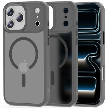 Tech-Protect Magmat MagSafe iPhone 17 Pro Matte Crayon Grey (калъф)