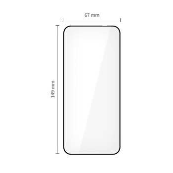 Tech-Protect Glass Fit+ 2-PACK закалено стъкло за Motorola Edge 50 NEO / 60 NEO Black