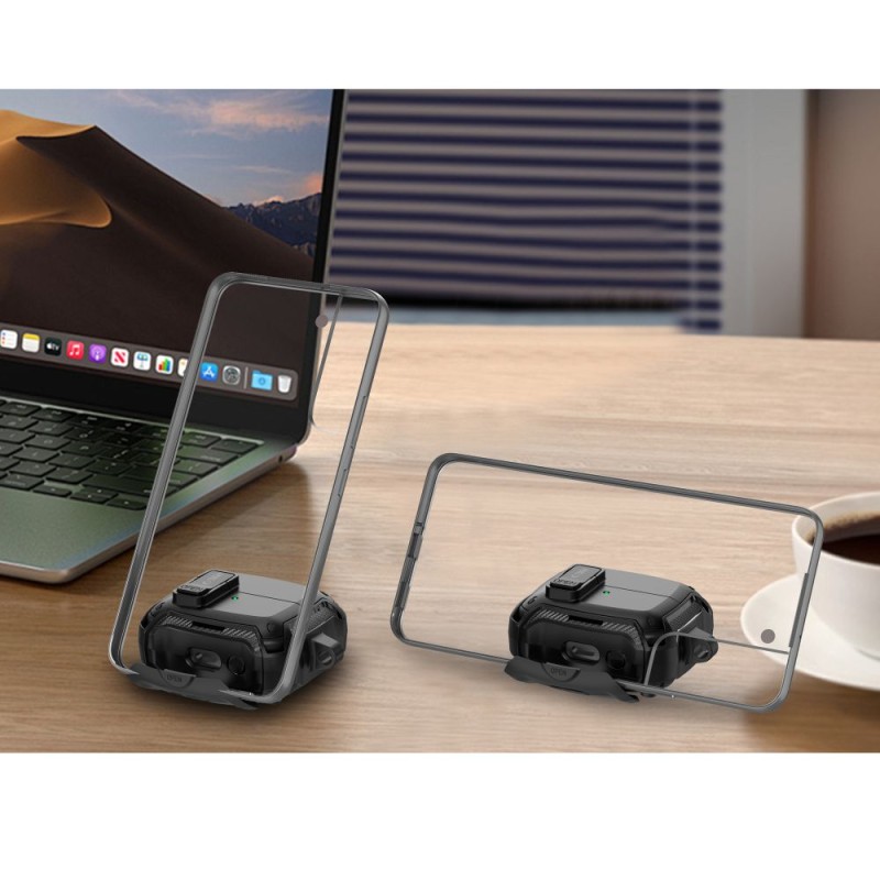 Tech-Protect Carbonox с MagSafe кейс за Samsung Galaxy Buds 3 / 3 FE / 3 Pro (черен) - 5906302333752