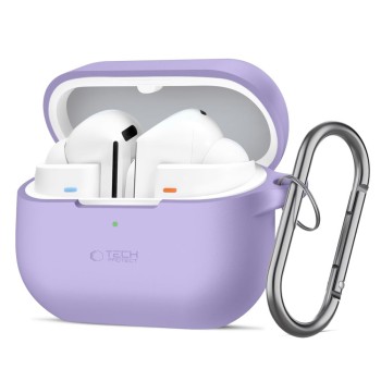 TECH-PROTECT Силиконова кука за SAMSUNG GALAXY BUDS 3 / 3 FE / 3 PRO (Лавандула)