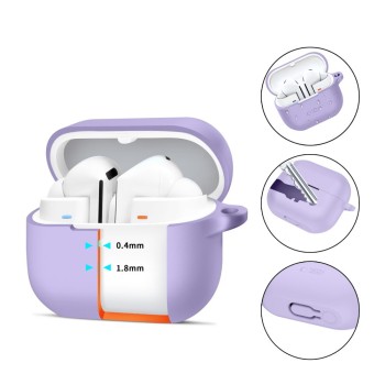 TECH-PROTECT Силиконова кука за SAMSUNG GALAXY BUDS 3 / 3 FE / 3 PRO (Лавандула) TECH-PROTECT Силиконова кука за SAMSUNG GALAXY BUDS 3 / 3 FE / 3 PRO (Лавандула)