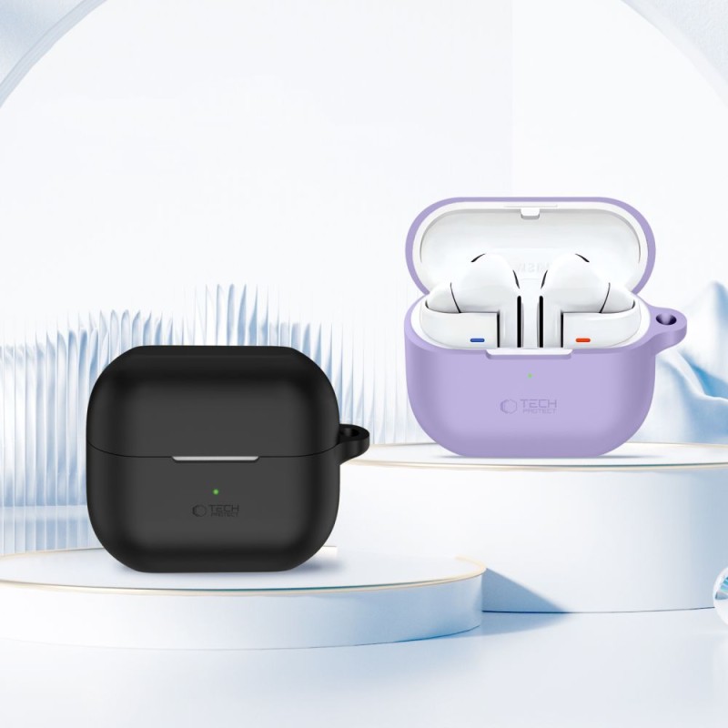 TECH-PROTECT Силиконова кука за SAMSUNG GALAXY BUDS 3 / 3 FE / 3 PRO (Лавандула) - TECH-PROTECT Силиконова кука за SAMSUNG GALAXY BUDS 3 / 3 FE / 3 PRO (Лавандула) - 5906302333769