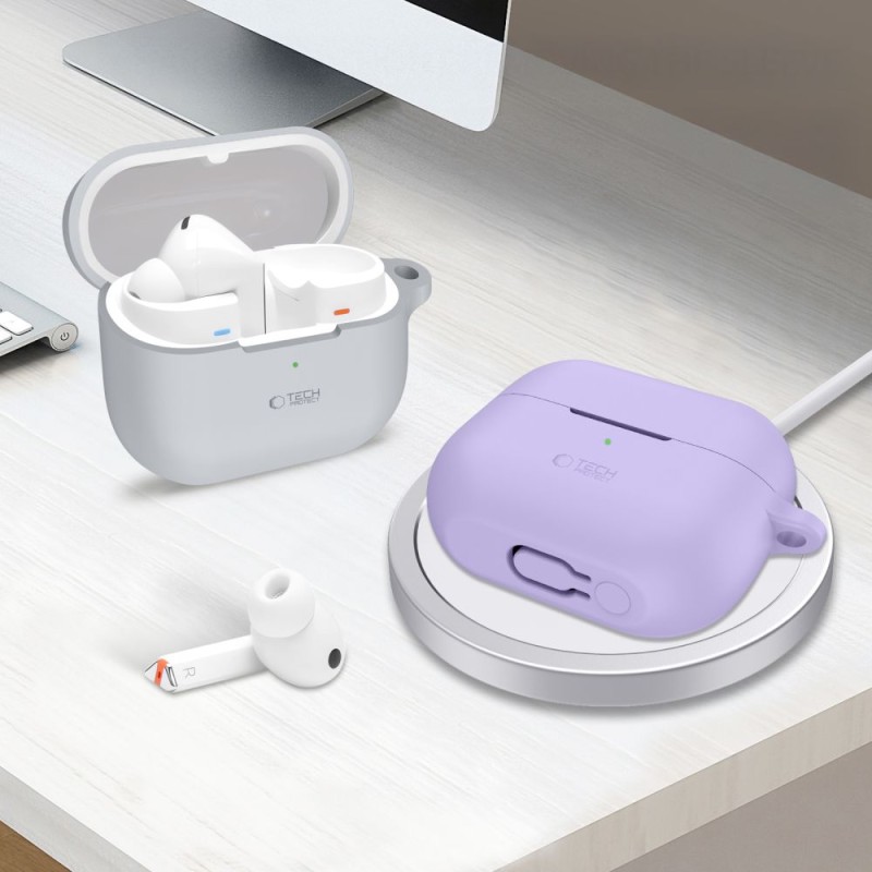 TECH-PROTECT Силиконова кука за SAMSUNG GALAXY BUDS 3 / 3 FE / 3 PRO (Лавандула) - TECH-PROTECT Силиконова кука за SAMSUNG GALAXY BUDS 3 / 3 FE / 3 PRO (Лавандула) - 5906302333769