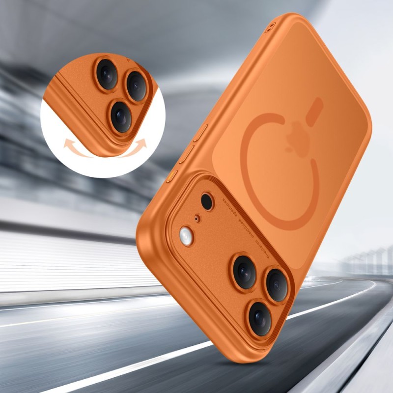 TECH-PROTECT MAGPEAK MAGSAFE CC за iPhone 17 Pro мат КОСМИЧЕСКО ОРАНЖЕ - TECH-PROTECT MAGPEAK MAGSAFE CC за iPhone 17 Pro мат КОСМИЧЕСКО ОРАНЖЕ - 5906302333776