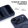 TECH-PROTECT MAGPEAK MAGSAFE CC за iPhone 17 Pro мат калъф Deep Blue - 5906302333790