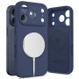 TECH-PROTECT Silicone Magsafe за iPhone 17 Pro Deep Blue