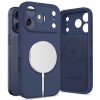Tech-Protect Silicone Magsafe силиконов калъф за iPhone 17 Pro Max Deep Blue - 5906302333875