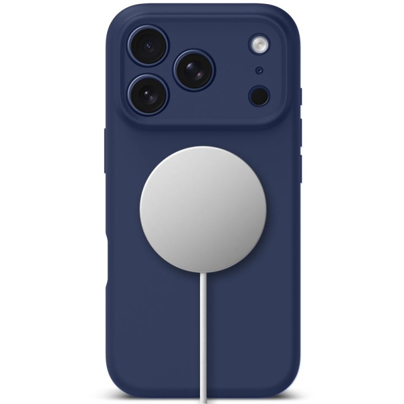 Tech-Protect Silicone Magsafe силиконов калъф за iPhone 17 Pro Max Deep Blue - 5906302333875