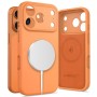 TECH-PROTECT Silicone MagSafe за iPhone 17 Pro Max Cosmic Orange (5906302333882)