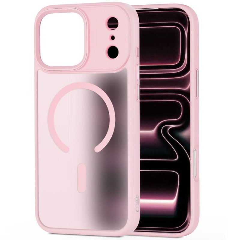TECH-PROTECT Magmat Magsafe за iPhone 17 Pro Max матово розово - TECH-PROTECT Magmat Magsafe за iPhone 17 Pro Max матово розово - 5906302333905