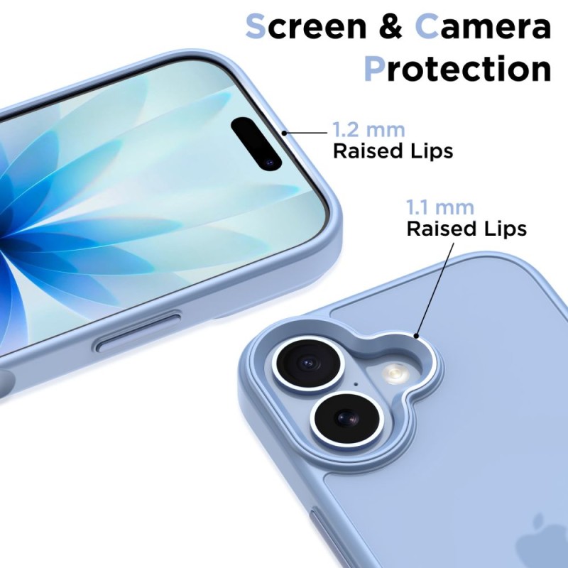 TECH-PROTECT MAGMAT iPhone 17 Matte Mist Blue - TECH-PROTECT MAGMAT iPhone 17 Matte Mist Blue - 5906302333936