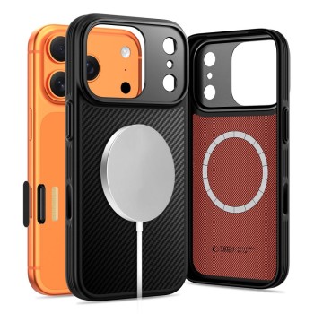 TECH-PROTECT KEVLAR ARAMID MAGSAFE iPhone 17 PRO MAX (ЧЕРНО) TECH-PROTECT KEVLAR ARAMID MAGSAFE iPhone 17 PRO MAX (ЧЕРНО)