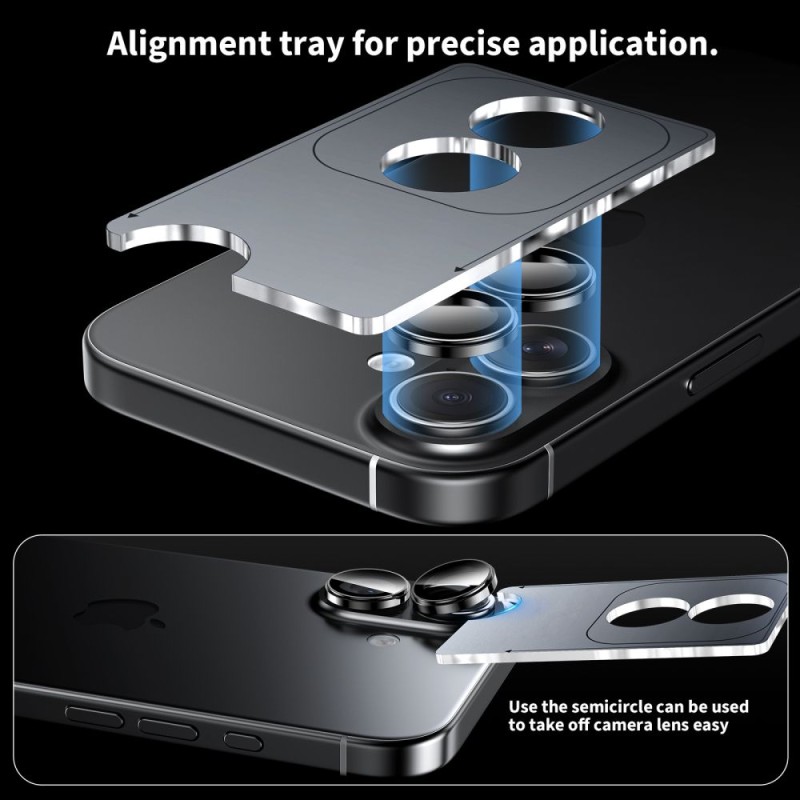 Tech-Protect Camring Fit+ покритие за камера за iPhone 16 / 16 Plus / 17 (Лавандула) - Tech-Protect Camring Fit+ покритие за камера за iPhone 16 / 16 Plus / 17 (Лавандула) - 5906302334025