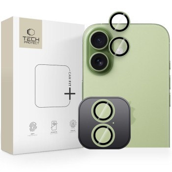 Tech-Protect Camring Fit+ протектор за камера за iPhone 16 / 16 Plus / 17 SAGE (алуминий и стъкло)