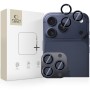 Tech-Protect Camring Fit+ защитна обвивка за камера за iPhone 14 Pro / Max, 15 Pro / Max, 16 Pro / Max, 17 Pro / Max Deep Blue